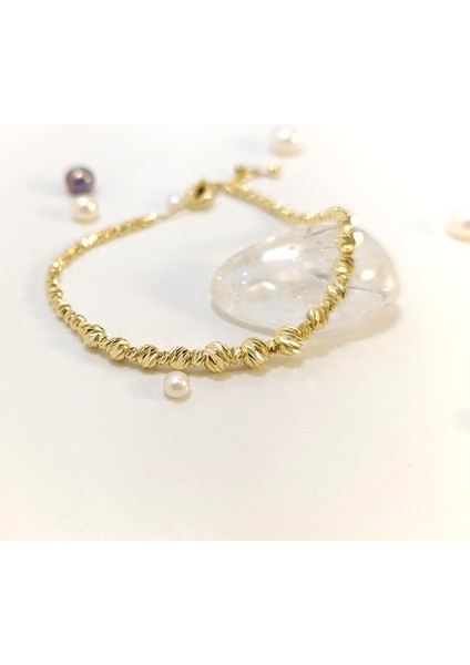 Dorika Toplu Asansör Kilitli Zincir Bileklik Künye 14 AyarAltın Hd Videolu