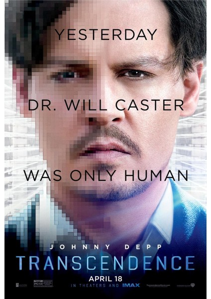 Transcendence (2014) 1 Afiş - Poster (Folyo / Afiş / Poster) 8331 ( 35 cm x 50 cm )