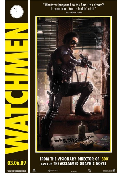 Watchmen (2009) 0014 Afiş - Poster (Folyo / Afiş / Poster) 8629 ( 35 cm x 50 cm )