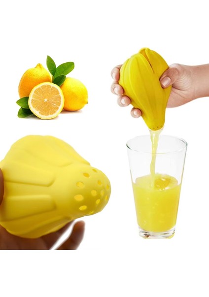 Silikon Limon Portakal Üzüm Sıkacağı