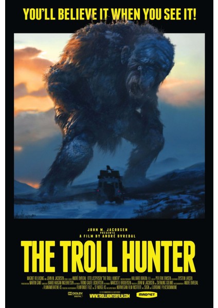 Troll Hunter (2010) Afiş - Poster (Folyo / Afiş / Poster) 8433 ( 35 cm x 50 cm )