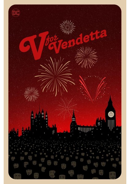 V For Vendetta (2006) 1 Afiş - Poster (Folyo / Afiş / Poster) 8559 ( 35 cm x 50 cm )