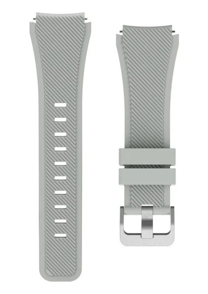 Honor Watch 4 Pro / Gs 3 / Gs 4 / Gs Pro Uyumlu Tokalı Çapraz Çizgili Silikon Kordon 22MM