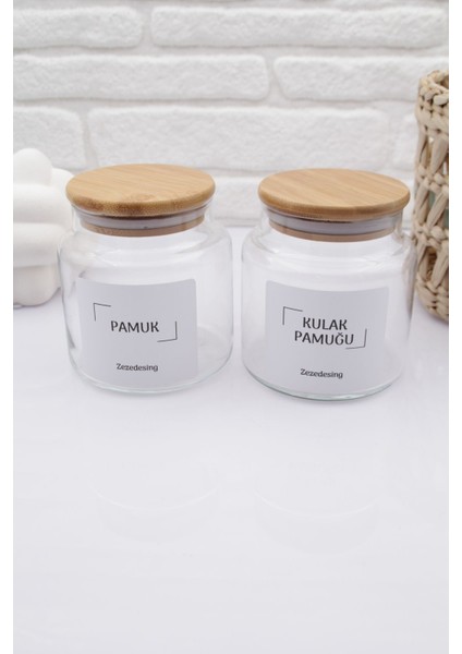 Bambu Kapak Cam Kulak Pamuğu ve Pamukluk 500ML modelleri