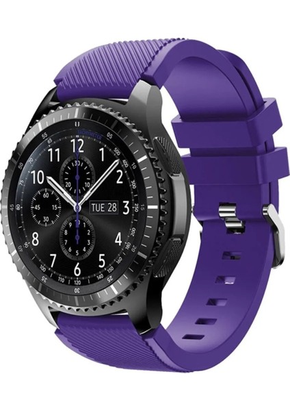 Honor Watch 4 Pro / Gs 3 / Gs 4 / Gs Pro Uyumlu Tokalı Çapraz Çizgili Silikon Kordon 22MM modelleri
