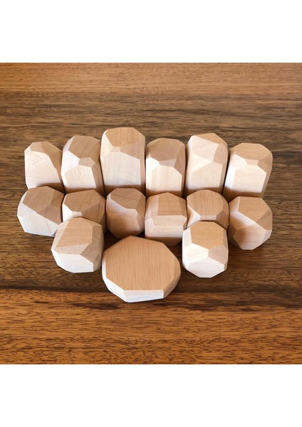 Ahşap Denge ve Yapı Taşları Seti | Montessori ve Waldorf Uyumlu | Yaratıcı ve Eğitici Oyun indirimleri