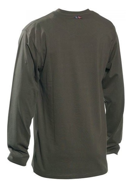 D. Deerhunter Logo Yeşil Uzun Kollu Tişört Beden : modelleri