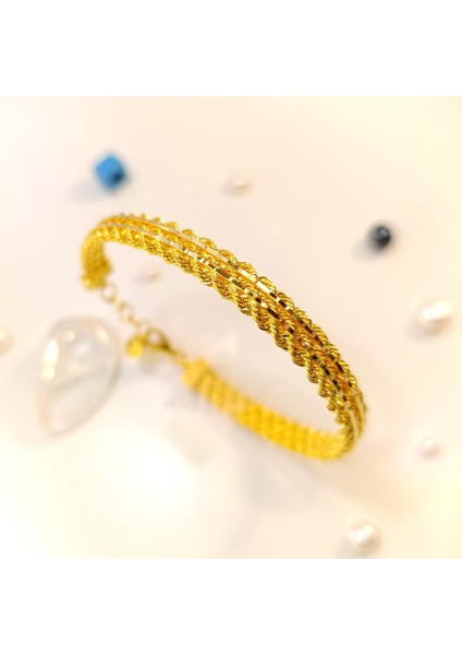 Halat Kelepçe Bilezik 14 AyarAltın Hd Videolu fırsatları