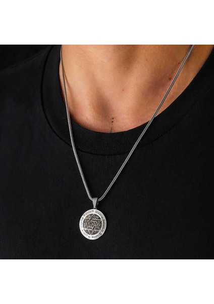 Gümüş Ismi Azam Duası Kolye fiyatları