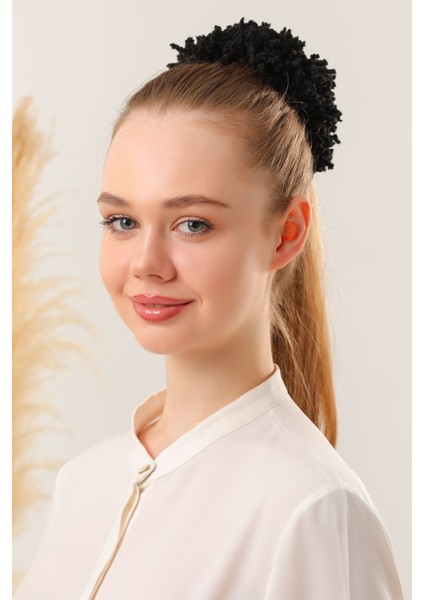 Kadın Tesettür 10'lu Slim Topuz Tokası Eşarp Tokası Arapsaçı Eşarp Topuzu Siyah modelleri