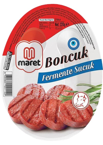 Boncuk Fermente Sucuk (220 gr) x2 Paket