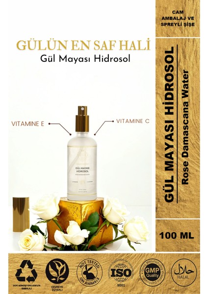 Gül Mayası Hidrosol 100 ml Aydınlatıcı Ve Arındırıcı