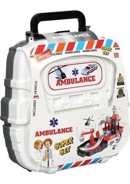 Sırt Çantalı Ambulans Kurtarma Merkezi-Eğlenceli Ambulans Görev Seti