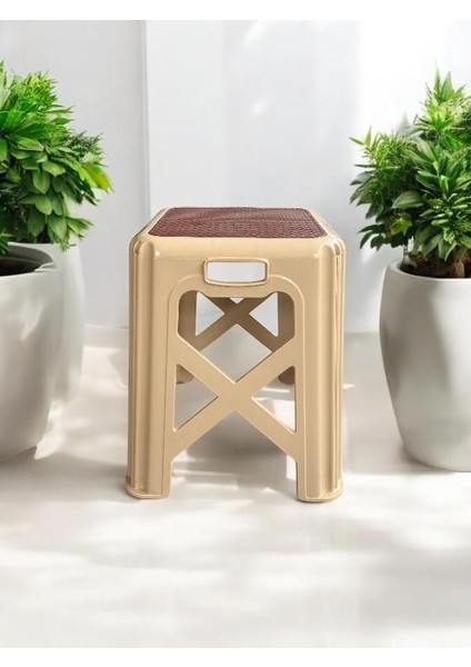 Modern Orta Boy Plastik Mutfak, Banyo, Balkon ve Bahçe Taburesi