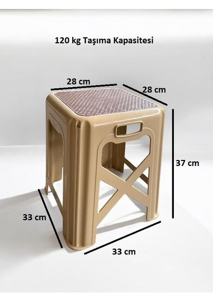 Modern Orta Boy Plastik Mutfak, Banyo, Balkon ve Bahçe Taburesi modelleri