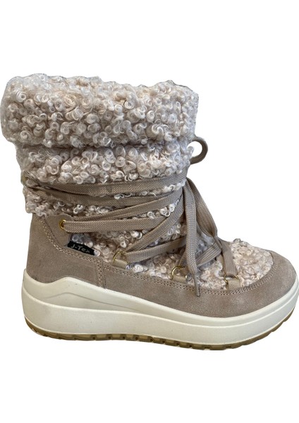 Kadın Bot 6382 1j Jacalu Synth.wool / Leather Pu Sole Beige