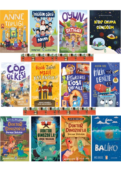 Anne Terliği / İyiliğin Gücü Adına / Oyun Satıcısı / Kitap Okuma Günlğü / Çöp Ülkesi (12 Kitap)