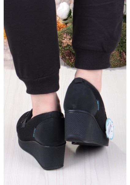 King Jennifer Rahat Hafif Anatomic Insole Taban Dolgu Topuk Kadın Ayakkabı