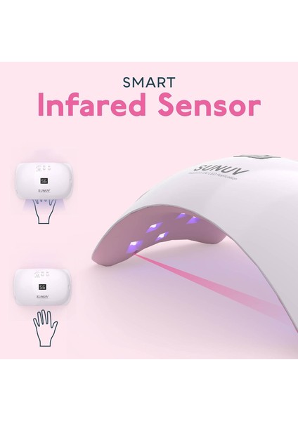 Sun8 Portatif Manikür Tırnak Kurutucu Uv LED Lamba 36W modelleri