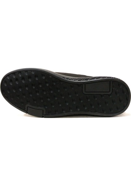 Siyah Bağcıksız Anatomik Comfort Casual Ayakkabı