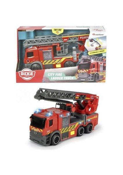 Işıklı Sesli Fire Truck Kurtarma Itfaiye Aracı