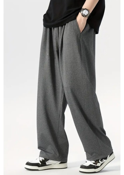 Bol Kesim Baggy Eşofman Altı Erkek Kadın Gri Siyah Füme fiyatları