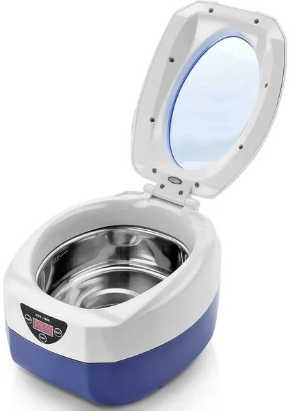 Ultrasonik Temizleyici Beyaz 750ML Ultrasonic Cleaner 40Hz Gt Sonıc