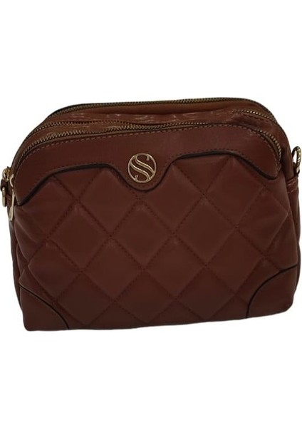 Klasik Bayan Çanta Taba