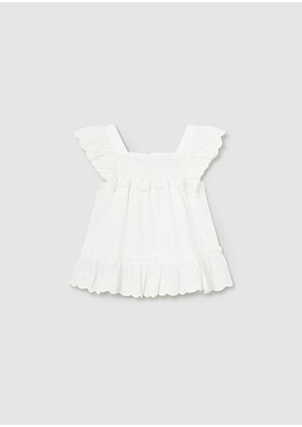 Kız Bebek Krem Bluz 01197-031