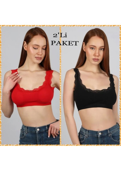 Kadın Büyük Beden Sütyen Bambu Kumaş Rahat Esnek Pamuklu Likralı Içi Petli Toparlayıcı Battal Bambu Kumaş Rahat Yarım Atlet