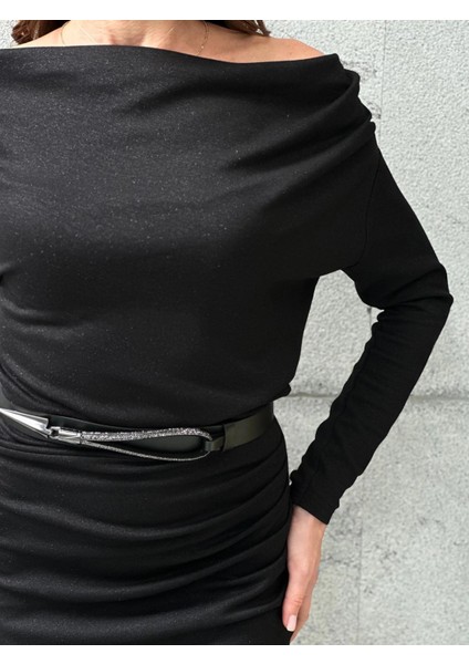 Trend Kadın Bu Göz Alıcı Siyah Elbise, Modern ve Zarif Tasarımı Ile Fark Yaratıyor. fırsatları