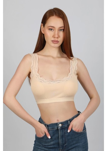 Kadın Büyük Beden Sütyen Bambu Kumaş Rahat Esnek Pamuklu Likralı Içi Petli Toparlayıcı Battal Bambu Kumaş Rahat Yarım Atlet modelleri