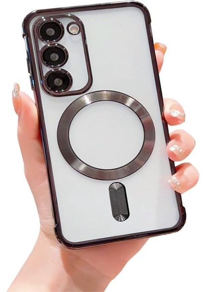 Samsung Galaxy S20 Fe Kılıf Kamera Lens Korumalı Renkli Magsafe Şeffaf Silikon