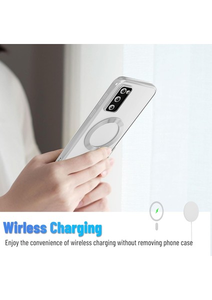 Samsung Galaxy S20 Fe Kılıf Kamera Lens Korumalı Renkli Magsafe Şeffaf Silikon modelleri