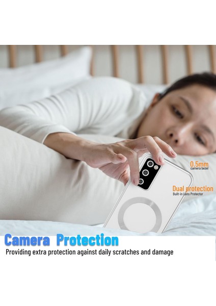 Samsung Galaxy S20 Fe Kılıf Kamera Lens Korumalı Renkli Magsafe Şeffaf Silikon fırsatları