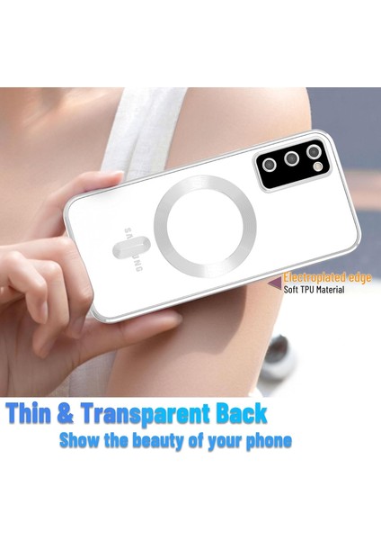 Samsung Galaxy S20 Fe Kılıf Kamera Lens Korumalı Renkli Magsafe Şeffaf Silikon indirimleri