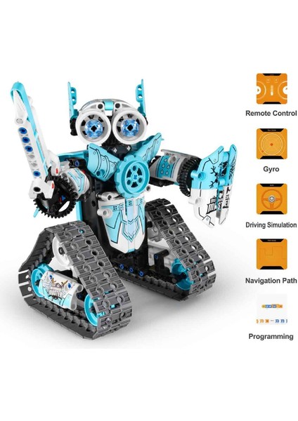 Im. Master 3in1 Uzaktan Kumandalı Mavi Robot Araba Yaratıcı Yapı Seti 398 Parça