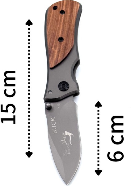 Kamp Ourdoor Buck Mini Çakı 15 cm Boy Kemer Aparatlı fiyatları