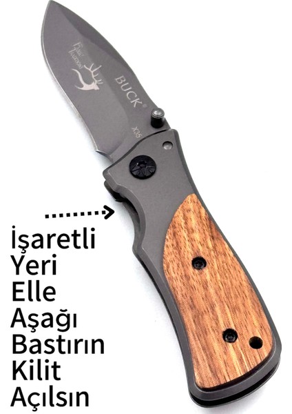 Kamp Ourdoor Buck Mini Çakı 15 cm Boy Kemer Aparatlı modelleri