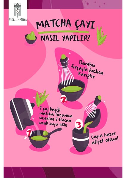 Pink Vanilla Matcha Powder 25 gr