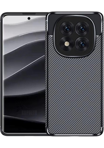 Redmi Note 14 Pro Plus 5g Uyumlu Silikon Kılıf Karbon Desenli Kamera Korumalı Darbe Emici Autofocus Kapak
