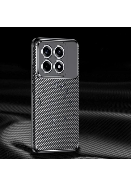Xiaomi 14T Uyumlu Silikon Kılıf Karbon Desenli Kamera Korumalı Darbe Emici Autofocus Kapak fırsatları