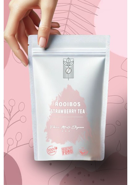 Premium Çilekli Rooibos Çayı 50 gr