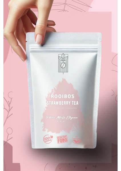 Premium Çilekli Rooibos Çayı 50 gr