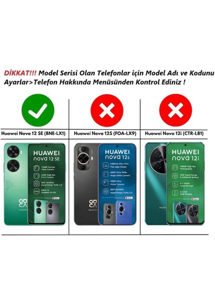 Huawei Nova 12 Se Uyumlu Silikon Kılıf Karbon Desenli Kamera Korumalı Darbe Emici Autofocus Kapak