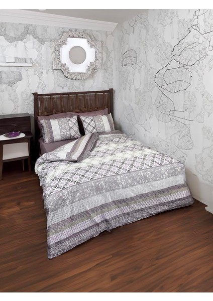 Trg Home Çift Kişilik Modern Nevresim Takımı Çarşafsız