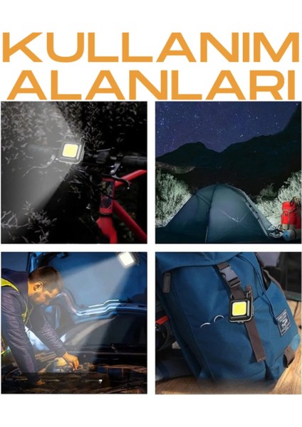 USB Şarjlı Mini Cob LED Anahtarlık Feneri Flashlı, Şişe Açacaklı, Plastik Kasa Taşınabilir El Feneri modelleri