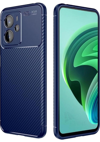 Redmi Note 14 5g Uyumlu Silikon Kılıf Karbon Desenli Kamera Korumalı Darbe Emici Autofocus Kapak