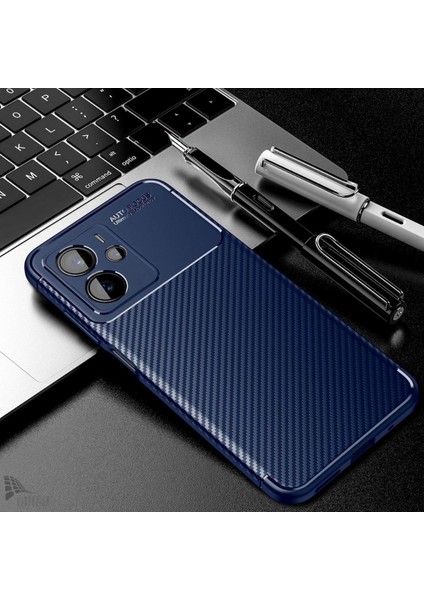 Redmi Note 14 5g Uyumlu Silikon Kılıf Karbon Desenli Kamera Korumalı Darbe Emici Autofocus Kapak modelleri