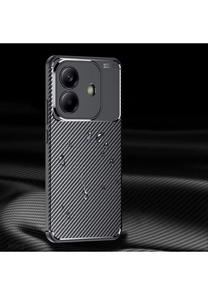 Oppo A3 Uyumlu Silikon Kılıf Karbon Desenli Kamera Korumalı Darbe Emici Autofocus Kapak fiyatları